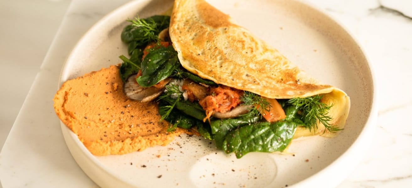 image of simple omelette recipe